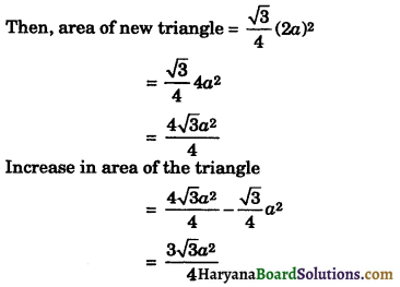 HBSE 9th Class Maths Important Questions Chapter 12 Heron’s Formula 1