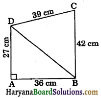 HBSE 9th Class Maths Important Questions Chapter 12 Heron’s Formula 10