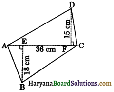 HBSE 9th Class Maths Important Questions Chapter 12 Heron’s Formula 3