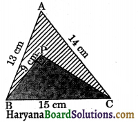 HBSE 9th Class Maths Important Questions Chapter 12 Heron’s Formula 8