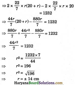 HBSE 9th Class Maths Important Questions Chapter 13 Surface Areas and Volumes 3
