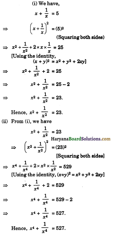 HBSE 9th Class Maths Important Questions Chapter 2 Polynomials - 6