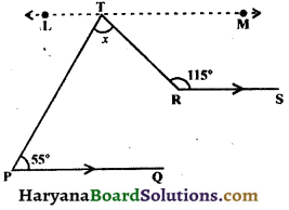 HBSE 9th Class Maths Important Questions Chapter 6 Lines and Angles - 23