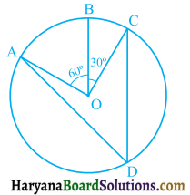 HBSE 9th Class Maths Solutions Chapter 10 Circles Ex 10.5 1