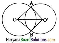 HBSE 9th Class Maths Solutions Chapter 10 Circles Ex 10.6 1