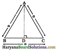 HBSE 9th Class Maths Solutions Chapter 12 Heron’s Formula Ex 12.1 1