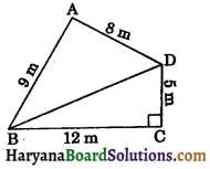 HBSE 9th Class Maths Solutions Chapter 12 Heron’s Formula Ex 12.2 1