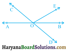 HBSE 9th Class Maths Solutions Chapter 6 Lines and Angles Ex 6.1 - 1