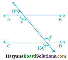HBSE 9th Class Maths Solutions Chapter 6 Lines and Angles Ex 6.2 - 1