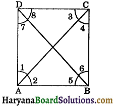 HBSE 9th Class Maths Solutions Chapter 8 Quadrilaterals Ex 8.1 - 7
