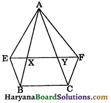 HBSE 9th Class Maths Solutions Chapter 9 Areas of Parallelograms and Triangles Ex 9.3 9