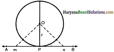 Haryana Board 10th Class Maths Solutions Chapter 10 Circles Ex 10.2 5