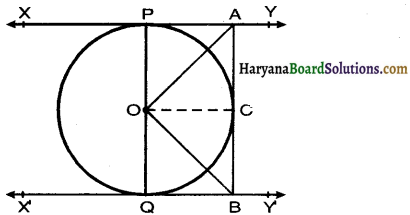 Haryana Board 10th Class Maths Solutions Chapter 10 Circles Ex 10.2 9
