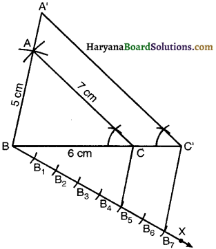 Haryana Board 10th Class Maths Solutions Chapter 11 Constructions Ex 11.1 3