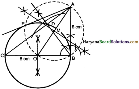 Haryana Board 10th Class Maths Solutions Chapter 11 Constructions Ex 11.2 6