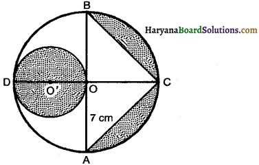 Haryana Board 10th Class Maths Solutions Chapter 12 Areas Related to Circles Ex 12.3 10