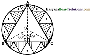 Haryana Board 10th Class Maths Solutions Chapter 12 Areas Related to Circles Ex 12.3 6