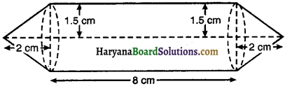Haryana Board 10th Class Maths Solutions Chapter 13 Surface Areas and Volumes Ex 13.2 2