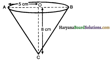 Haryana Board 10th Class Maths Solutions Chapter 13 Surface Areas and Volumes Ex 13.2 6