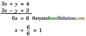 Haryana Board 10th Class Maths Solutions Chapter 3 Pair of Linear Equations in Two Variables Ex 3.6 12