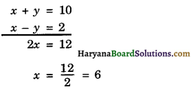 Haryana Board 10th Class Maths Solutions Chapter 3 Pair of Linear Equations in Two Variables Ex 3.6 13