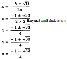 Haryana Board 10th Class Maths Solutions Chapter 4 Quadratic Equations Ex 4.3 4