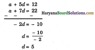 Haryana Board 10th Class Maths Solutions Chapter 5 Arithmetic Progressions Ex 5.2 8
