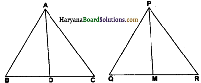 Haryana Board 10th Class Maths Solutions Chapter 6 Triangles Ex 6.3 11