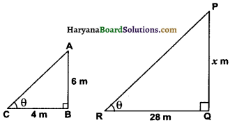 Haryana Board 10th Class Maths Solutions Chapter 6 Triangles Ex 6.3 15