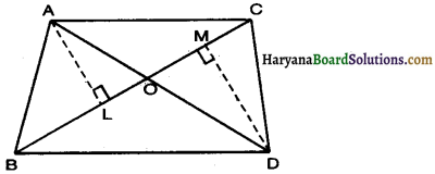 Haryana Board 10th Class Maths Solutions Chapter 6 Triangles Ex 6.4 4