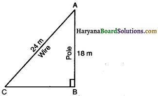 Haryana Board 10th Class Maths Solutions Chapter 6 Triangles Ex 6.5 10