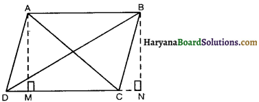 Haryana Board 10th Class Maths Solutions Chapter 6 Triangles Ex 6.6 7