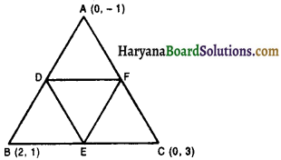 Haryana Board 10th Class Maths Solutions Chapter 7 Coordinate Geometry Ex 7.3 1