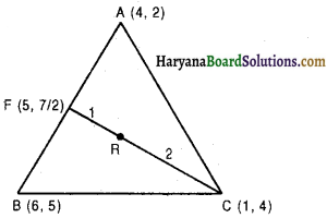 Haryana Board 10th Class Maths Solutions Chapter 7 Coordinate Geometry Ex 7.4 10