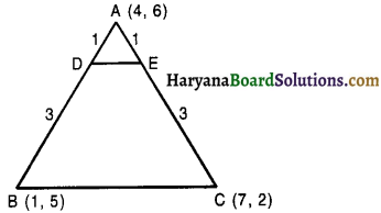 Haryana Board 10th Class Maths Solutions Chapter 7 Coordinate Geometry Ex 7.4 5