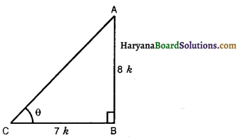Haryana Board 10th Class Maths Solutions Chapter 8 Introduction to Trigonometry Ex 8.1 7