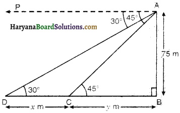 Haryana Board 10th Class Maths Solutions Chapter 9 Some Applications of Trigonometry Ex 9.1 13