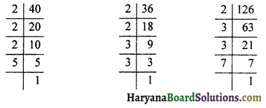 HBSE 10th Class Maths Important Questions Chapter 1 वास्तविक संख्याएँ - 5