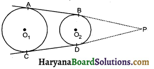 HBSE 10th Class Maths Important Questions Chapter 10 Circles - 8