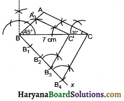 HBSE 10th Class Maths Important Questions Chapter 11 Constructions - 6