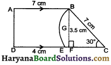 HBSE 10th Class Maths Important Questions Chapter 12 Areas related to Circles - 10