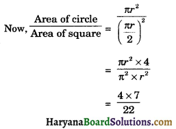 HBSE 10th Class Maths Important Questions Chapter 12 Areas related to Circles - 24