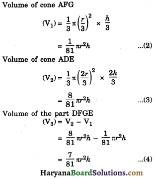 HBSE 10th Class Maths Important Questions Chapter 13 Surface Areas and Volumes - 11