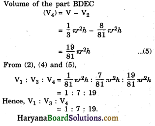 HBSE 10th Class Maths Important Questions Chapter 13 Surface Areas and Volumes - 12