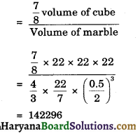HBSE 10th Class Maths Important Questions Chapter 13 Surface Areas and Volumes - 14