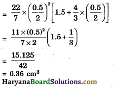 HBSE 10th Class Maths Important Questions Chapter 13 Surface Areas and Volumes - 18