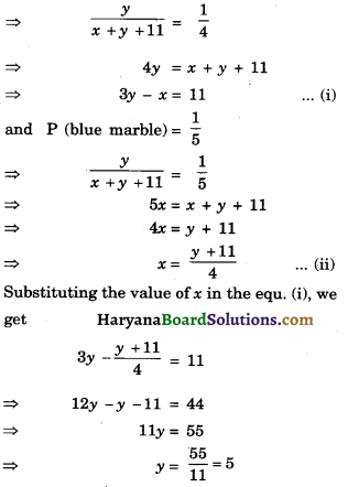 HBSE 10th Class Maths Important Questions Chapter 15 Probability - 4