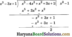 HBSE 10th Class Maths Important Questions Chapter 2 Polynomials - 2