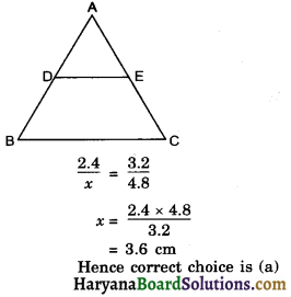 HBSE 10th Class Maths Important Questions Chapter 6 Triangles - 22