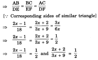 HBSE 10th Class Maths Important Questions Chapter 6 Triangles - 5